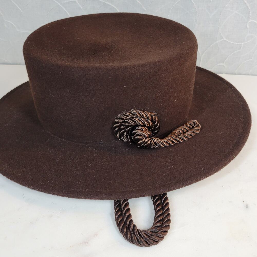 Wool Hat Brown - image 8